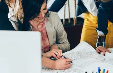 Architects in office